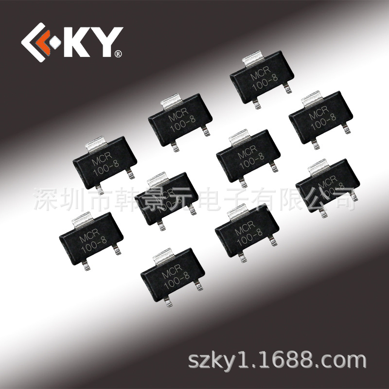 【厂家直销】MCR100-6 SOT-89 1A600V可替换原装