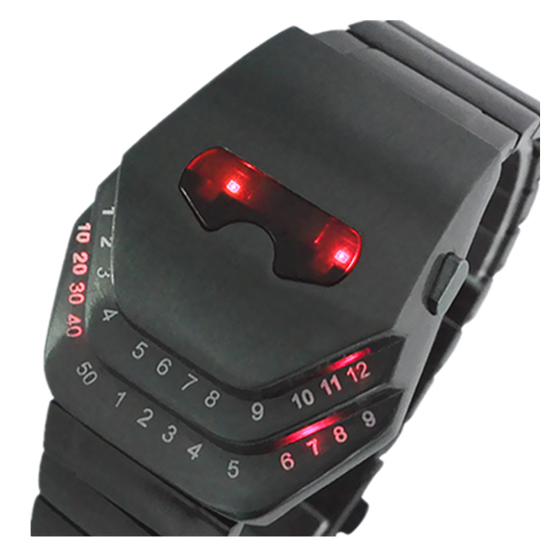 Moda cobra reloj personalidad Alien reloj electrónico luminoso reloj de pulsera de aleación