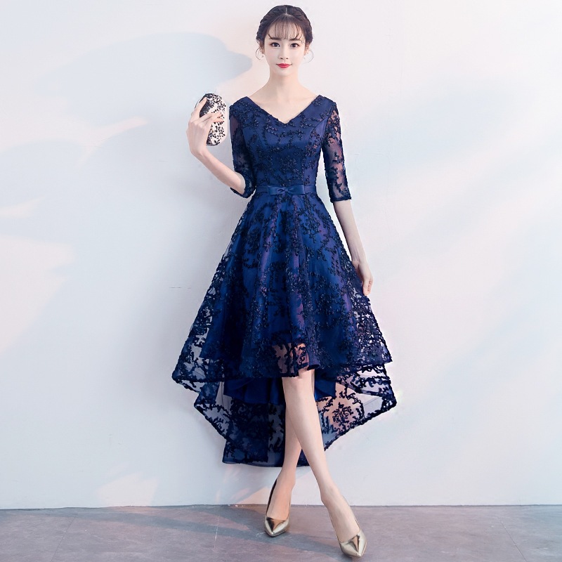 Vestido de Noche para Mujer, Estilo 2025, Elegante, Distinguido, Delgado, para Fiestas de Sociedad, Vestido Midi