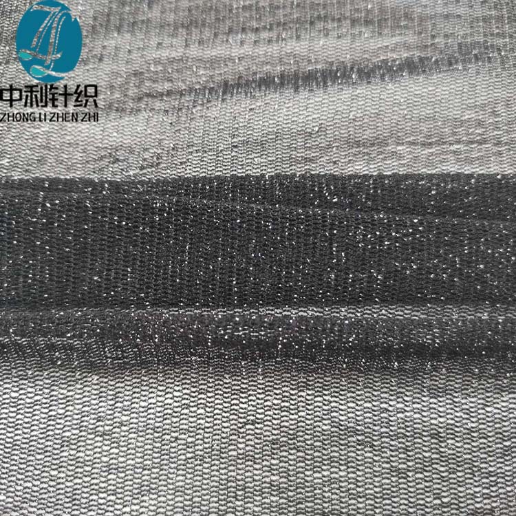 工厂直营银线高弹底布弹力网布金葱 童裙网布外套性感透视