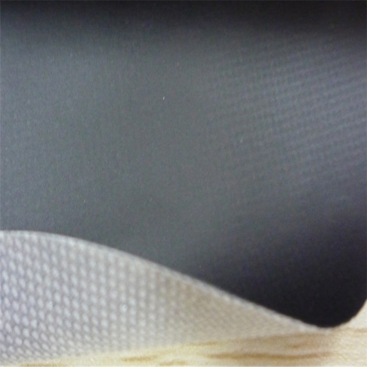 0.4mm黑色雾面环保单面pvc夹网布箱包防水布箱包单面涂层布