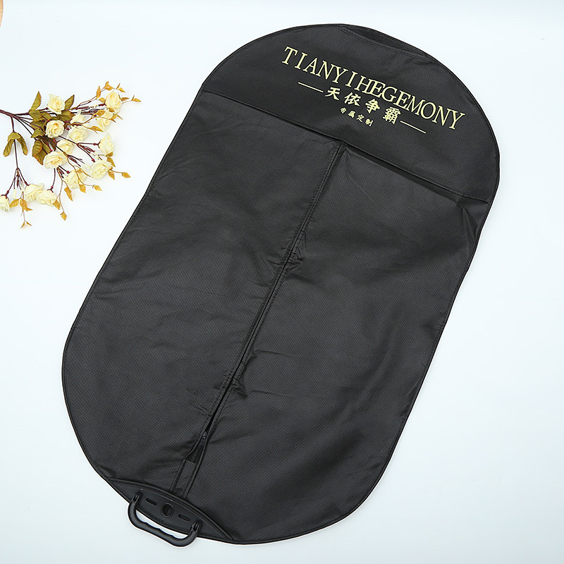 High-grade suit bag custom logo dust bag cover bag transparent non-woven fabric custom suit thickened custom High-grade suit bag custom logo dust bag cover bag transparent non-woven fabric custom suit thickened custom