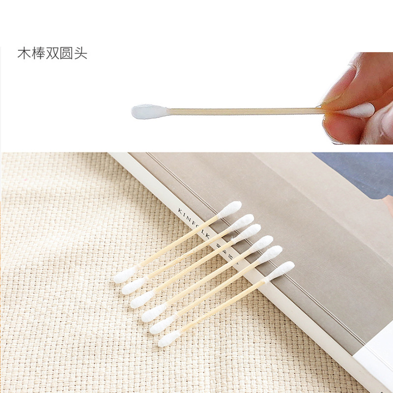 Venta al por mayor mascota oído limpieza palillo oído limpieza hisopo de algodón palo 30 perro oído lavado palo hisopo desechable hisopo de algodón de doble cabeza