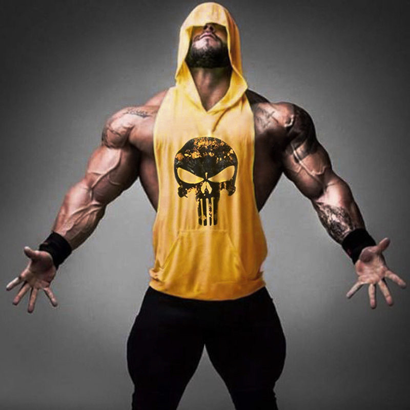 Amazon's new sports workout casual vest with wide slits, the Punisher pullover.