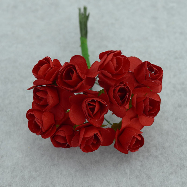 Manufacturer supply small paper flower DIY flower ring materials…