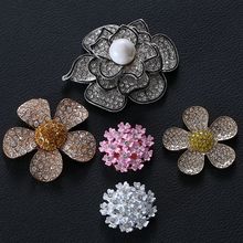 diy手机壳饰品配件钻花珍珠玫瑰花太阳花合金水钻手机美容饰品