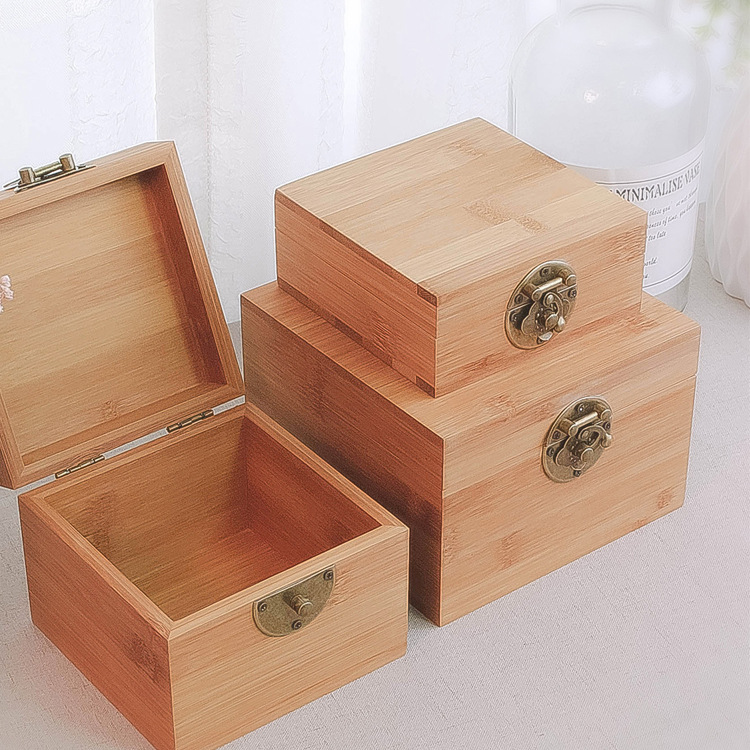 木质珠宝首饰盒 首饰品套装木盒 首饰包装盒 桌面手镯收纳存放盒