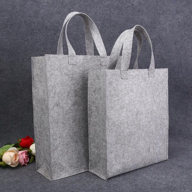 厂家专业生产毛毡布手提袋毛毡布购物手提袋毛毡布红酒礼品包装袋