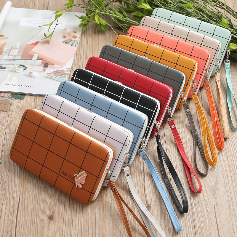 New wallet women's Korean-style butterfly multi-card fashion pencil case women's bag coin purse factory direct sales