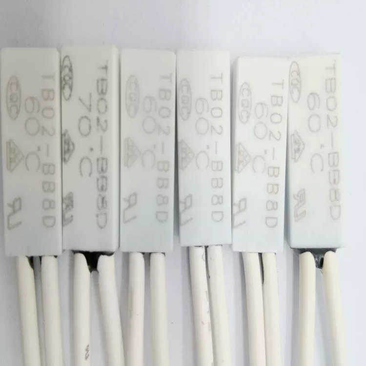 Выключатель контроля температуры TB02-BB8D нормально замкнутый выключатель температуры Теплопротектор нагревается через ток 2A