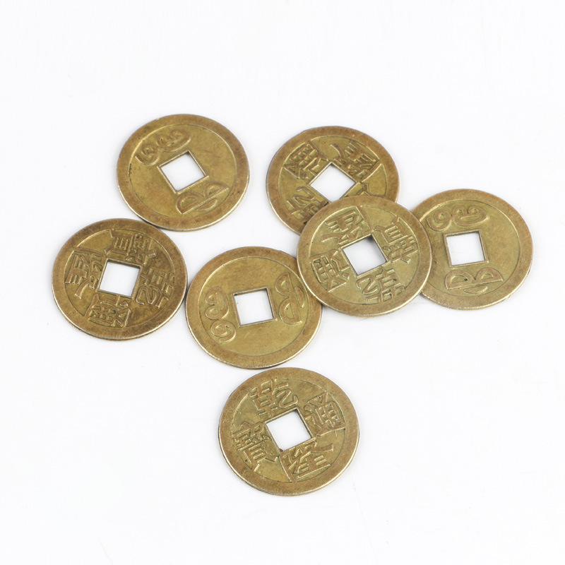 Factory wholesale simulation retro alloy ancient coins five emperor money ten emperor money money tree fortune tree jewelry materials wholesale