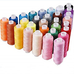Handmade DIY Sewing Thread Kit 30 Colors Dyeable Sewing Thread Set 250 Yards Household Sewing Machine Thread Direct Manufacturer Sale