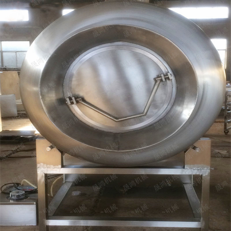 全自动真空滚揉机 鹅肉变频真空滚揉机 鸡肉呼吸式真空滚揉腌肉机