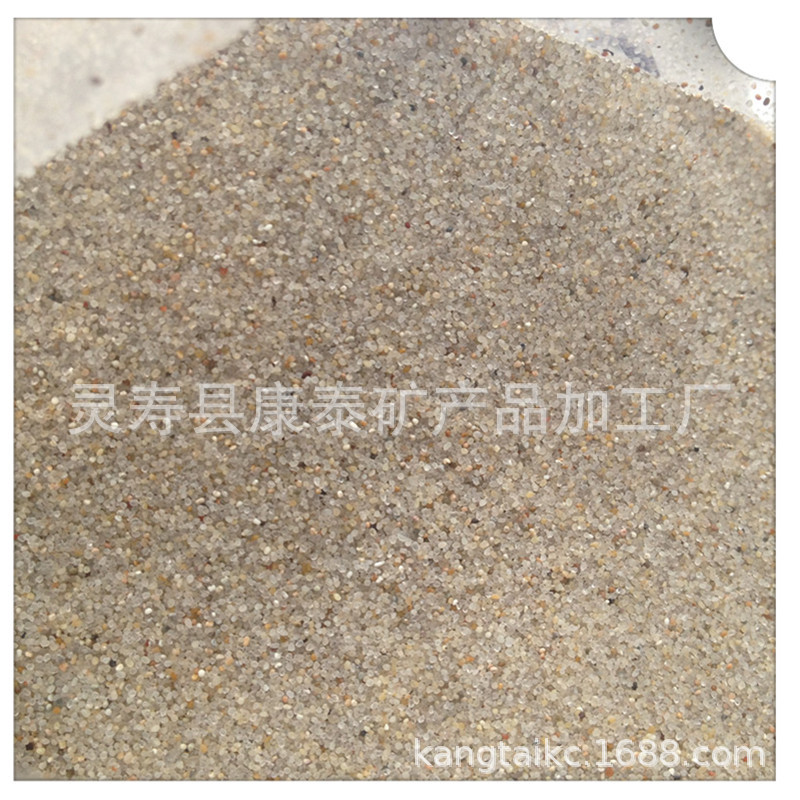 批发供应压裂砂浆用圆粒沙 圆粒石英砂  压裂石英砂