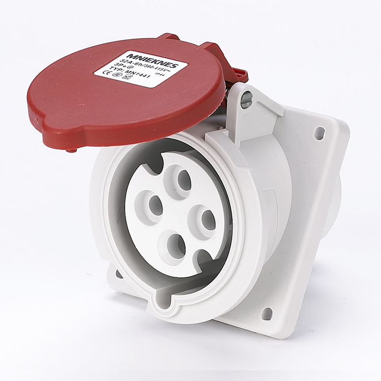 国曼电气工业插座 16A 4孔插座 MN1441
