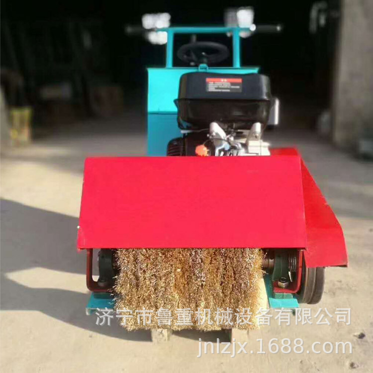 生产手推式汽油除锈机  钢板除锈机 耐磨钢丝刷除锈机厂家