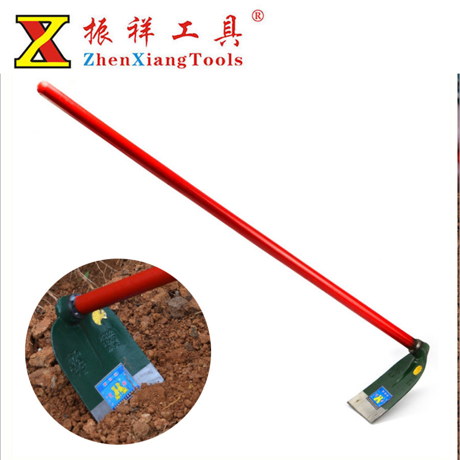 厂家直销 农用园林长锄头农具锄头 铁把锄头农用锄头铁锹农具挖锄