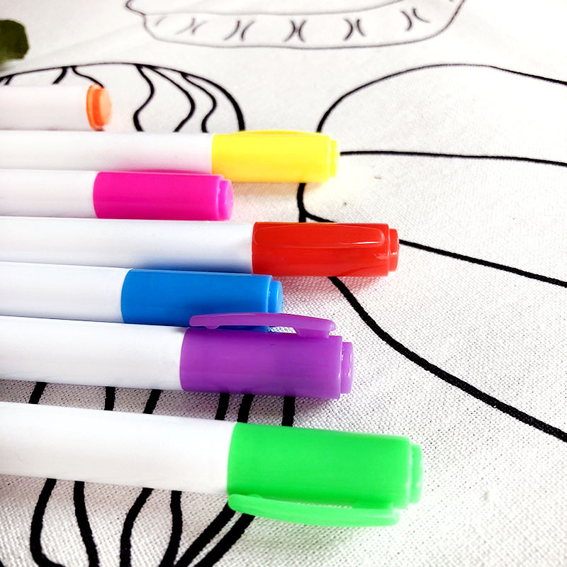 Cixi Manufactor Mini colour Fluorescent pen Small wholesale Stationery Set 6 Fluorescent pen