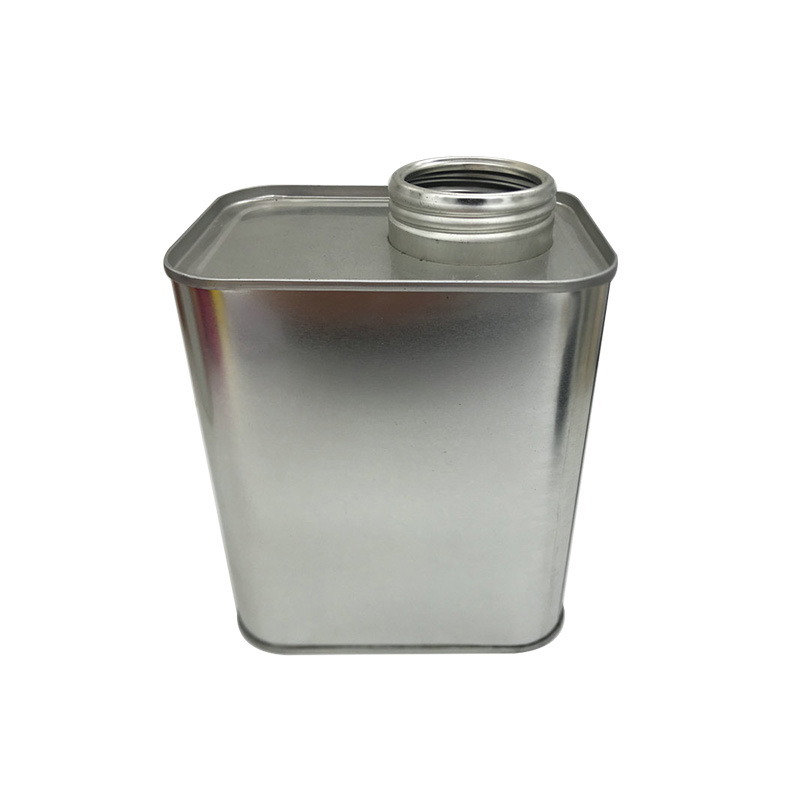 厂家批发铁盒铁罐厂家生产糖浆方罐 马口铁罐食品罐创意马口铁罐