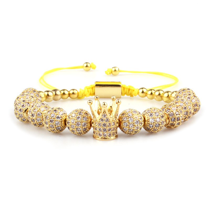 round beads with zircon