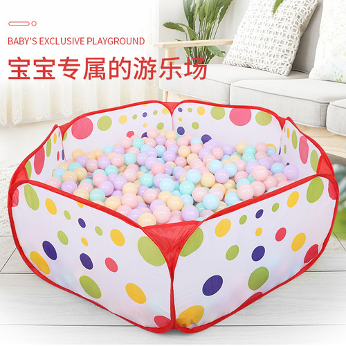 Wholesale newborn baby tent indoor foldable ocean ball pool shooting game pool naughty house