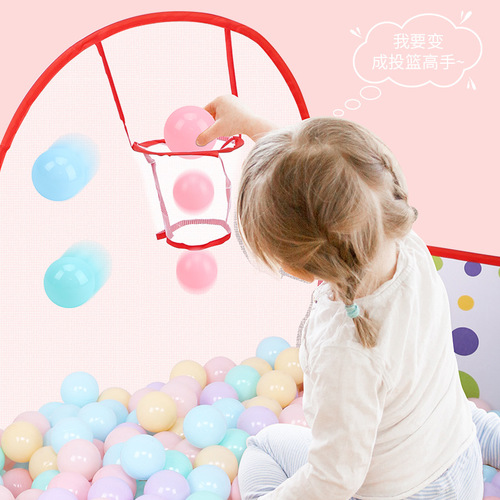 Wholesale newborn baby tent indoor foldable ocean ball pool shooting game pool naughty house