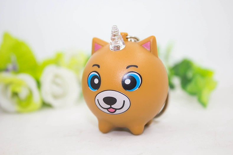 Plastic pendant, keychain, creative gift, makes sounds