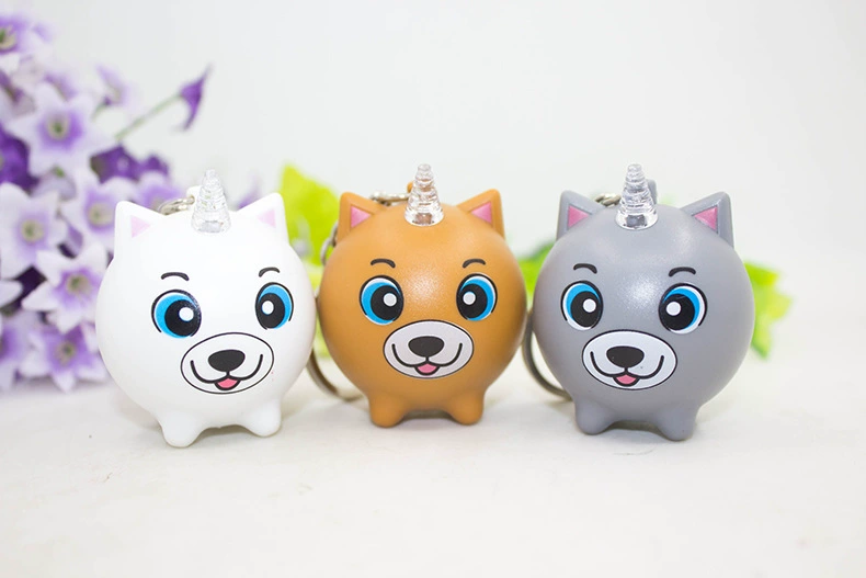 Plastic pendant, keychain, creative gift, makes sounds