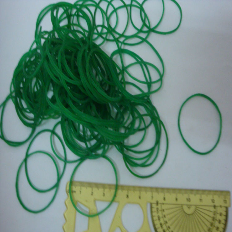批发供应牛筋1.5寸越南橡皮筋橡胶圈橡皮圈工业38绿色越意橡胶圈
