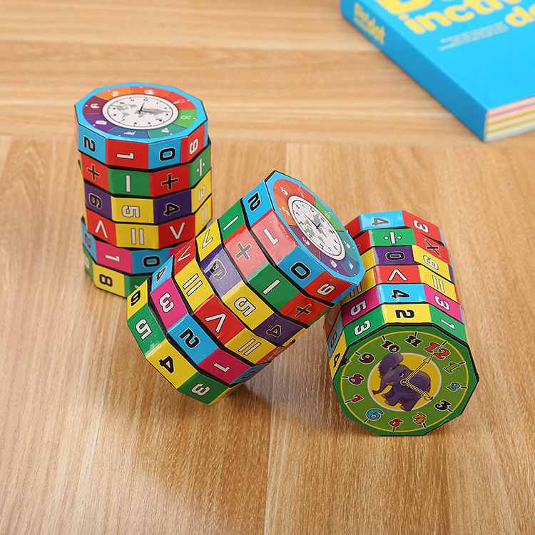 Niños creativos, estudiantes, educación temprana, rompecabezas, cerebro, aprendizaje, papelería, matemáticas, cubo de Rubik, actividades multicapa, variedad de números, cubo de Rubik