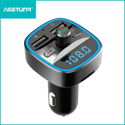 T25 charger voltage detection FM transmitter hands-free phone car Bluetooth mp3 cigarette lighter car MP3