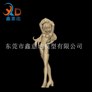 美少女公仔树脂摆件PVC搪胶玩偶 动漫手办工艺品3d建模画图设计打