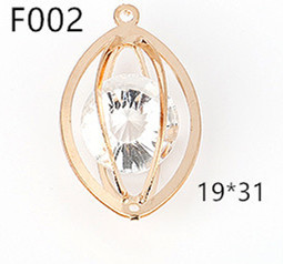 Amor creativo personalizado de cinco estrellas accesorios de joyería material de bricolaje pendientes pulsera con colgante de diamantes colgante pequeño