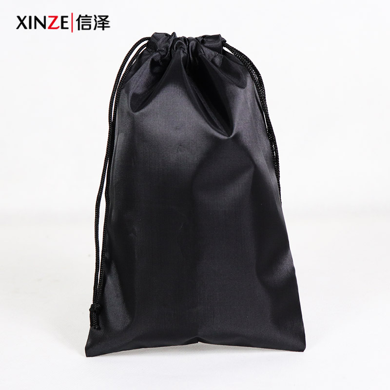 Bolsa de almacenamiento de cuerda de salto de tela de poliéster 16x25cm Bolsa de cordón de poliéster con cordón de nylon 210D urgente en stock