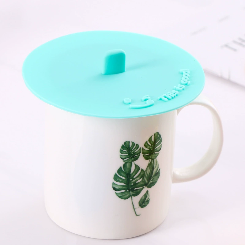 Silicone tea cup, ceramic plastic glass cover sealed with glass