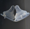 Silica gel matte high quality pacifier, wide neck, wholesale