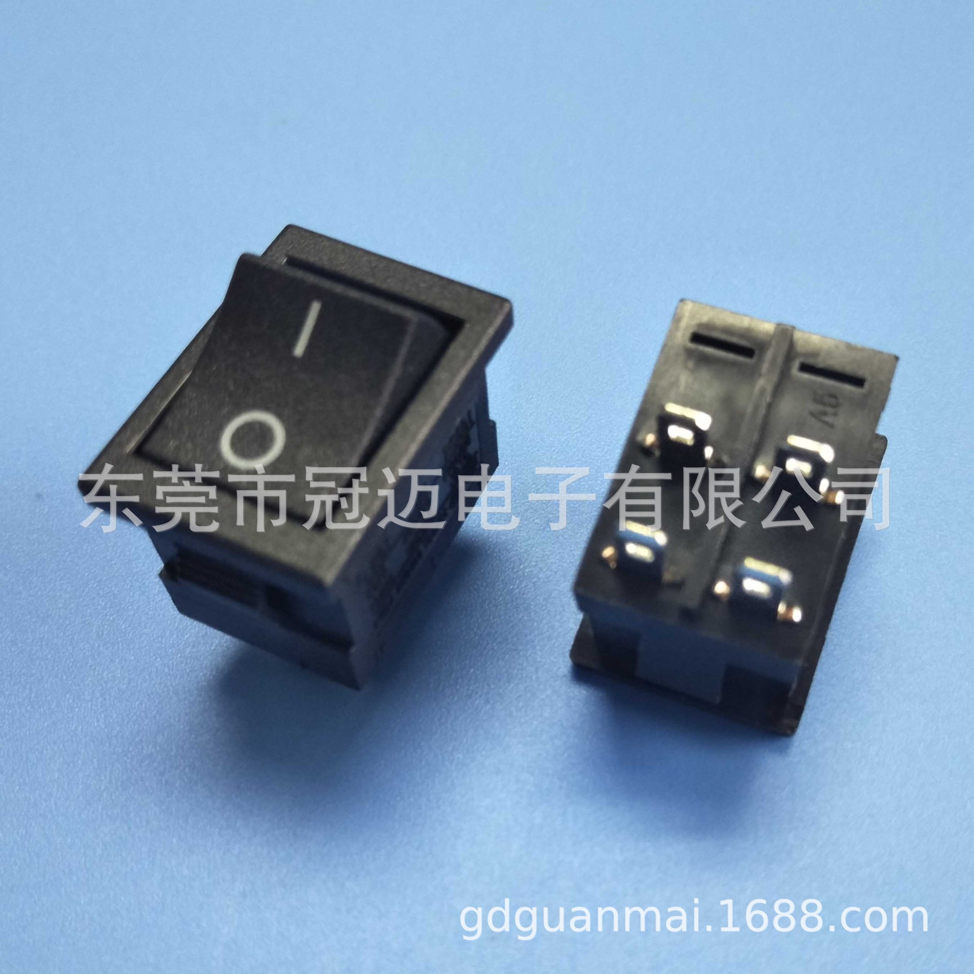 RS601船型船形开关 21*15 四脚2.7宽端子 翘板 电器设备电源按键