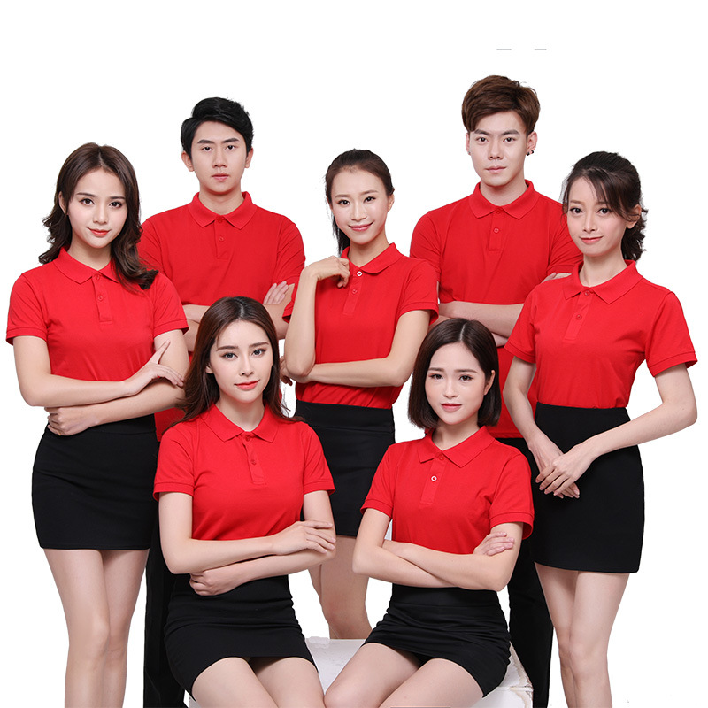 Polo camisa de manga larga ropa de trabajo camiseta solapa otoño ropa de trabajo camisa de publicidad bordado logotipo impreso