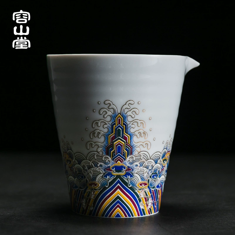 容山堂 Эмаль, керамическая чашка для чая, чайный набор