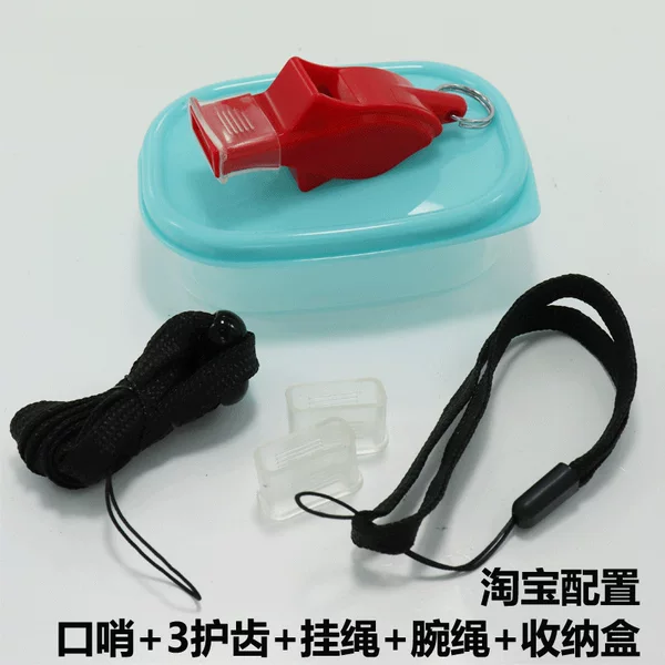 Plastic treble dolphin whistle basketball football referee special whistle PE teacher outdoor training survival whistle