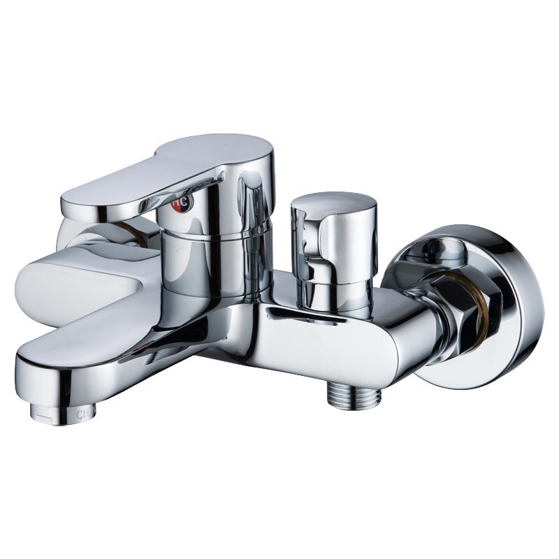 New all-copper quick-opening shower valve bathroom bath faucet with shower head shower simple shower two-speed faucet New all-copper quick-opening shower valve bathroom bath faucet with shower head shower simple shower two-speed faucet