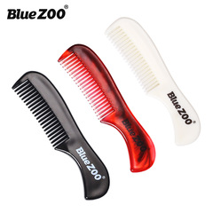 Bluezoo Portable Mustache Comb for Men, Beard Styling Beauty Grooming Tool, Eyebrow Comb 7.3*1.8cm