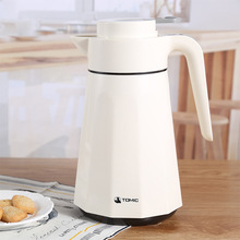 TOMIC/特美刻欧式简约玻璃内胆保温壶1L家用保温瓶家居壶批发暖壶