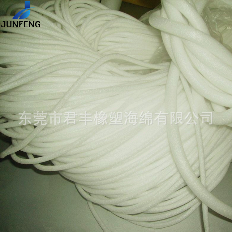 直销白色5mm珍珠棉泡沫条车缝填充发泡海绵条,嵌缝泡棉条