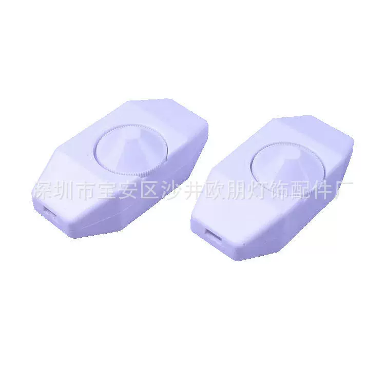 Salt crystal lamp aromatherapy lamp special two screws middle shell dimmer switch shell white without inner core