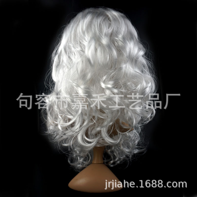 Santa Claus barba larga peluca barba blanca abuelo vestir Accesorios