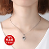 Stone inlay, brand fashionable necklace, silver 925 sample, simple and elegant design