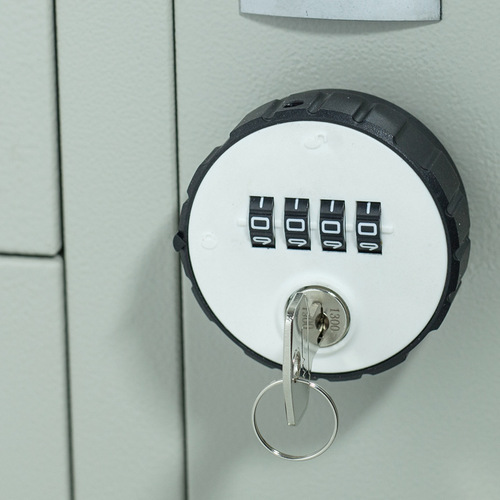 Round mechanical turn tongue lock universal locker locker door lock file cabinet drawer lock key double password lock