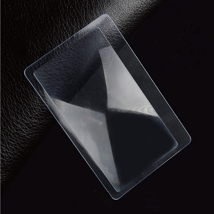Factory sales PVC magnifying glass bookmark magnifying glass thin business card card magnifying glass (85 mmx55mm) Factory sales PVC magnifying glass bookmark magnifying glass thin business card card magnifying glass (85 mmx55mm)