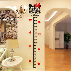 Measurement high wall stickers for children's rooms baby acrylic 3D three-dimensional wall stickers self-adhesive removable wall stickers height ruler